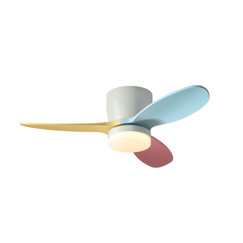 Ventilateur de plafond Milo avec éclairage — Ventilateur élégant 91cm design moderne avec télécommande | Sansoti