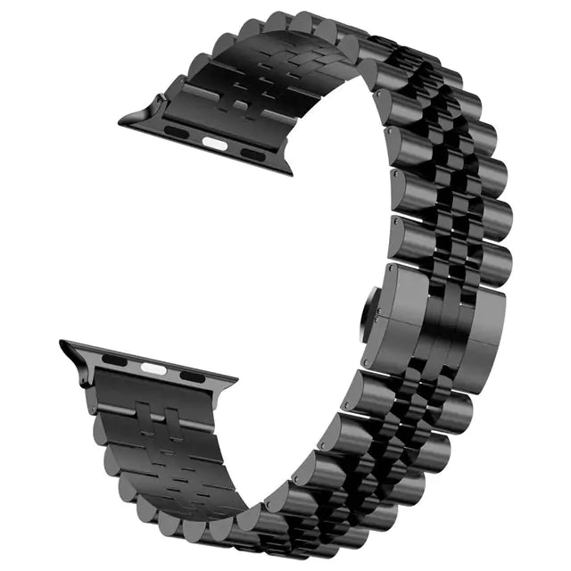 Regulowany pasek do zegarka ze stali nierdzewnej 38-45 mm, srebrny, złoty, czarny, akcesorium do smartwatcha, elegancki i trwały | Sansoti