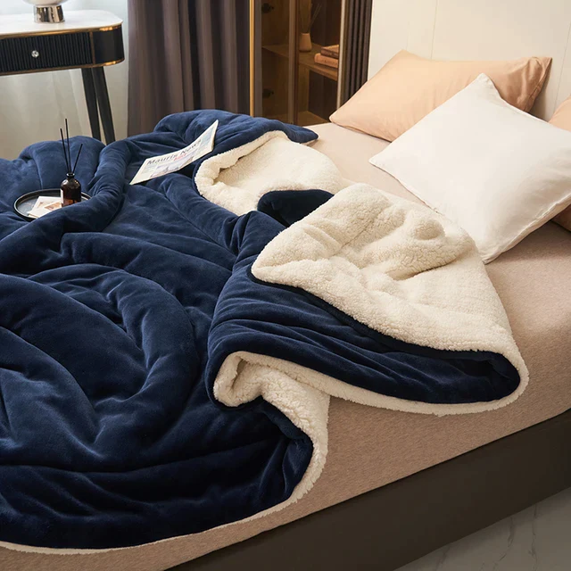 Luxe Flanel Fleece Plaid – Zachte Knuffelplaid voor Koude Avonden en Comfortabel Gebruik | Sansoti
