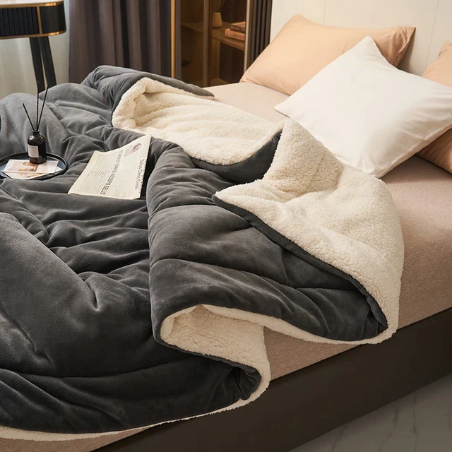 Luxe Flanel Fleece Plaid – Zachte Knuffelplaid voor Koude Avonden en Comfortabel Gebruik | Sansoti