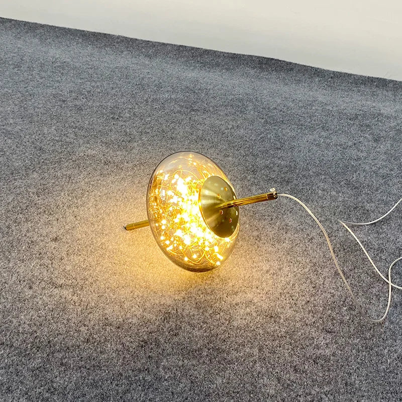 Glazen hanglamp LIV met rookachtige afwerking en warm wit licht – scandinavisch design met handafgewerkt glas – 3 maten beschikbaar | Sansoti
