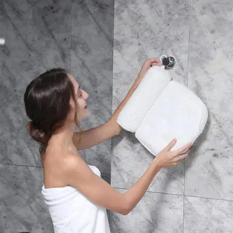 Bath Pillow with Non-Slip Suction Cups for Relaxing Bath | Sansoti