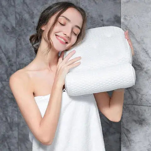 Bath Pillow with Non-Slip Suction Cups for Relaxing Bath | Sansoti