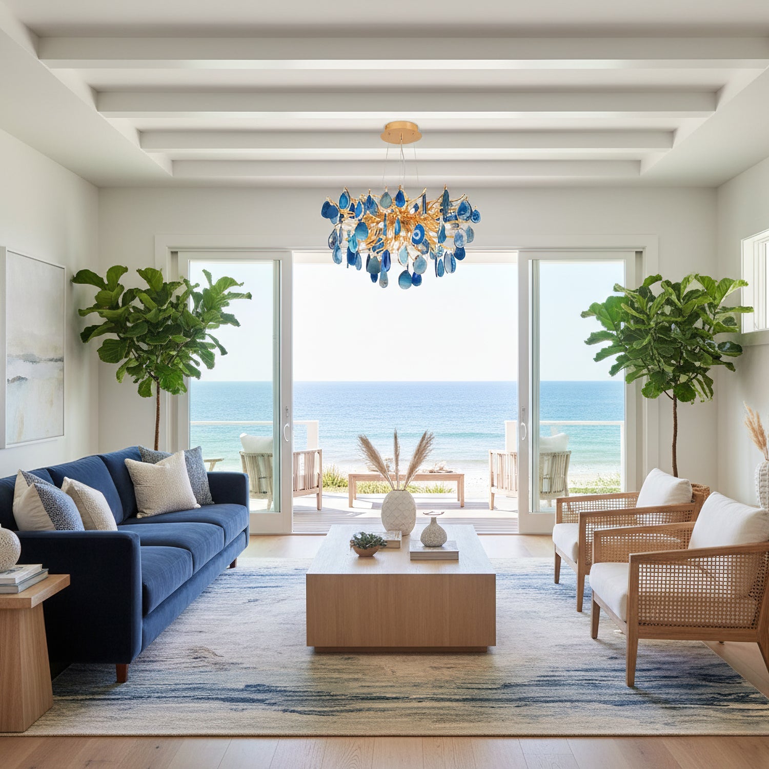 Natuursteen Agaat Kroonluchter met Vergulde Metalen Behuizing - Handgeslepen Schijven Warm Goudkleurige Afwerking 8 of 9 Lichtpunten Luxe Plafondverlichting Exclusief Statement-Piece | Sansoti