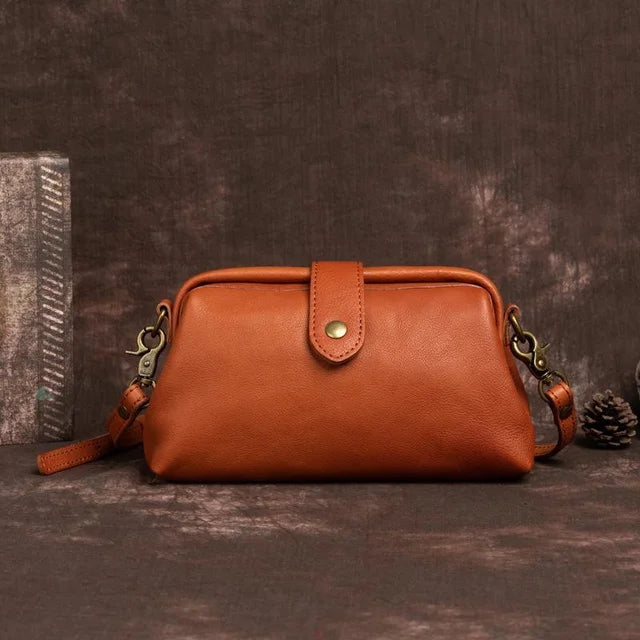 Handgemaakte Retro Schoudertas Leer Vintage Crossbody Dames Handtas Bohemian Stijl Draagtas Everyday | Sansoti