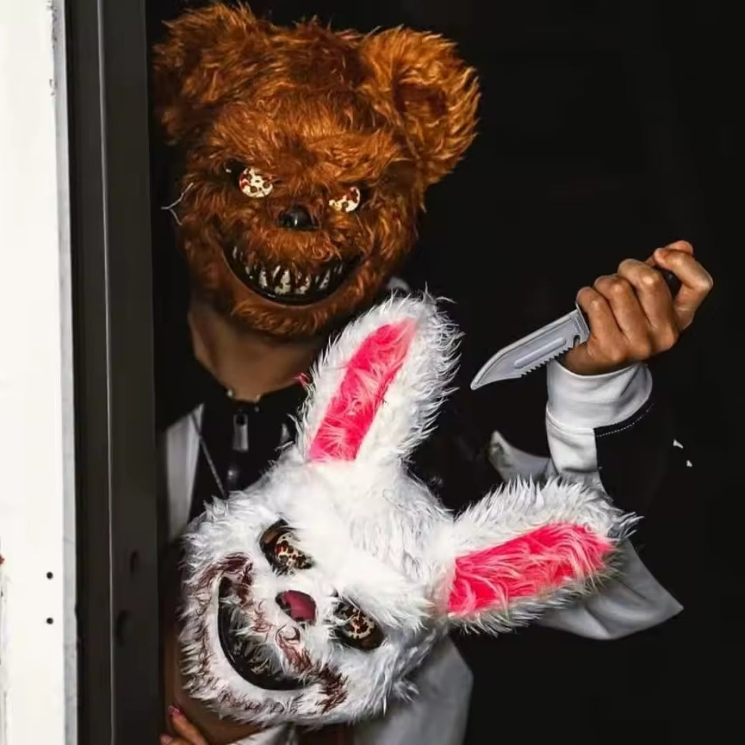 Verlicht LED Gezichtsmasker met Kleurwisseling voor Feesten Cosplay en Themafeesten Sfeerverlichting | Sansoti