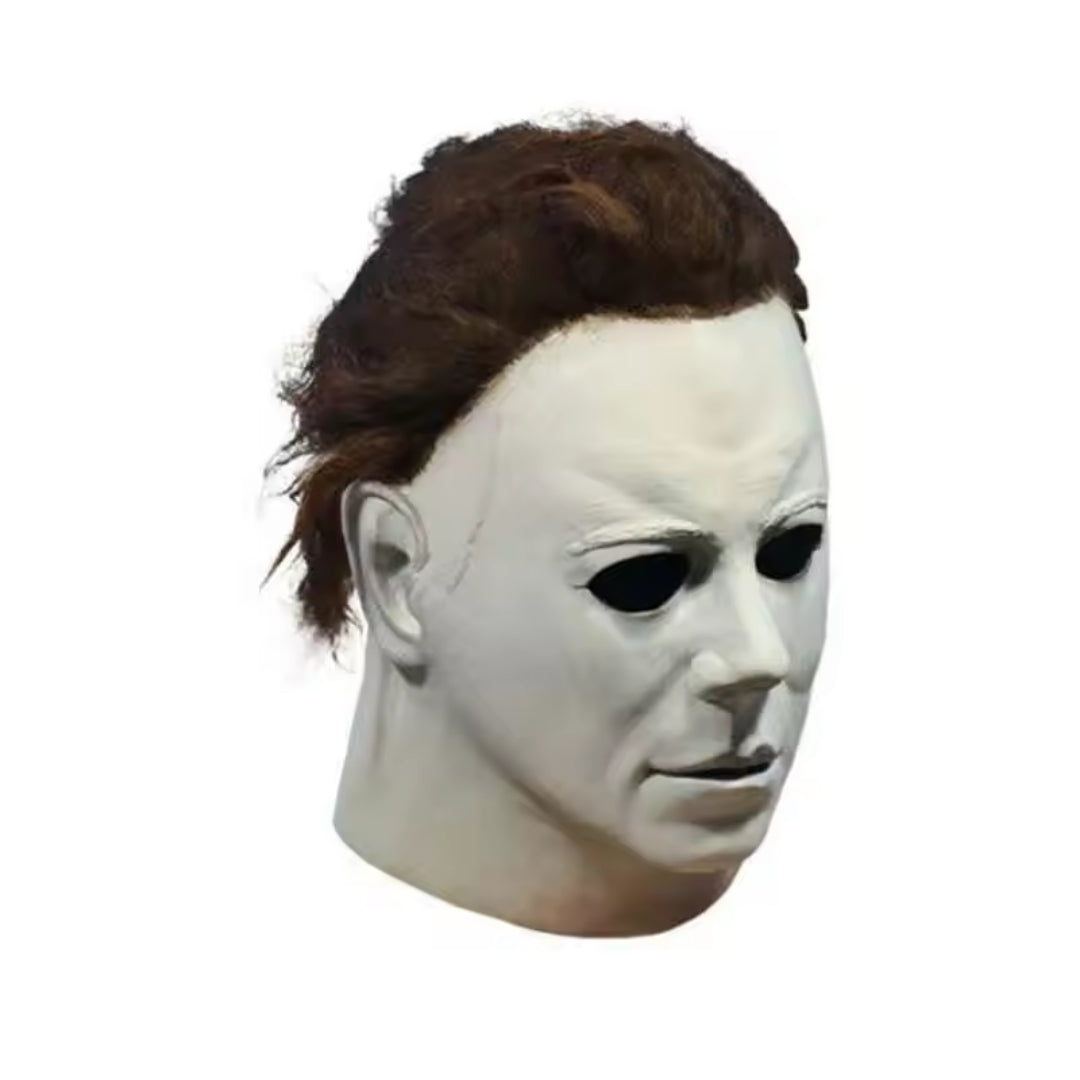 Horror Mask Full Head PVC for Cosplay Halloween Parties Adults Realistic Scary Costume | Sansoti