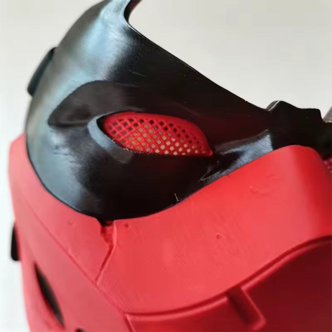 Cosplay Halfmasker Superheld Rood Kunststof Unisex Accessoire voor Themafeesten Halloween Carnaval Evenementen | Sansoti