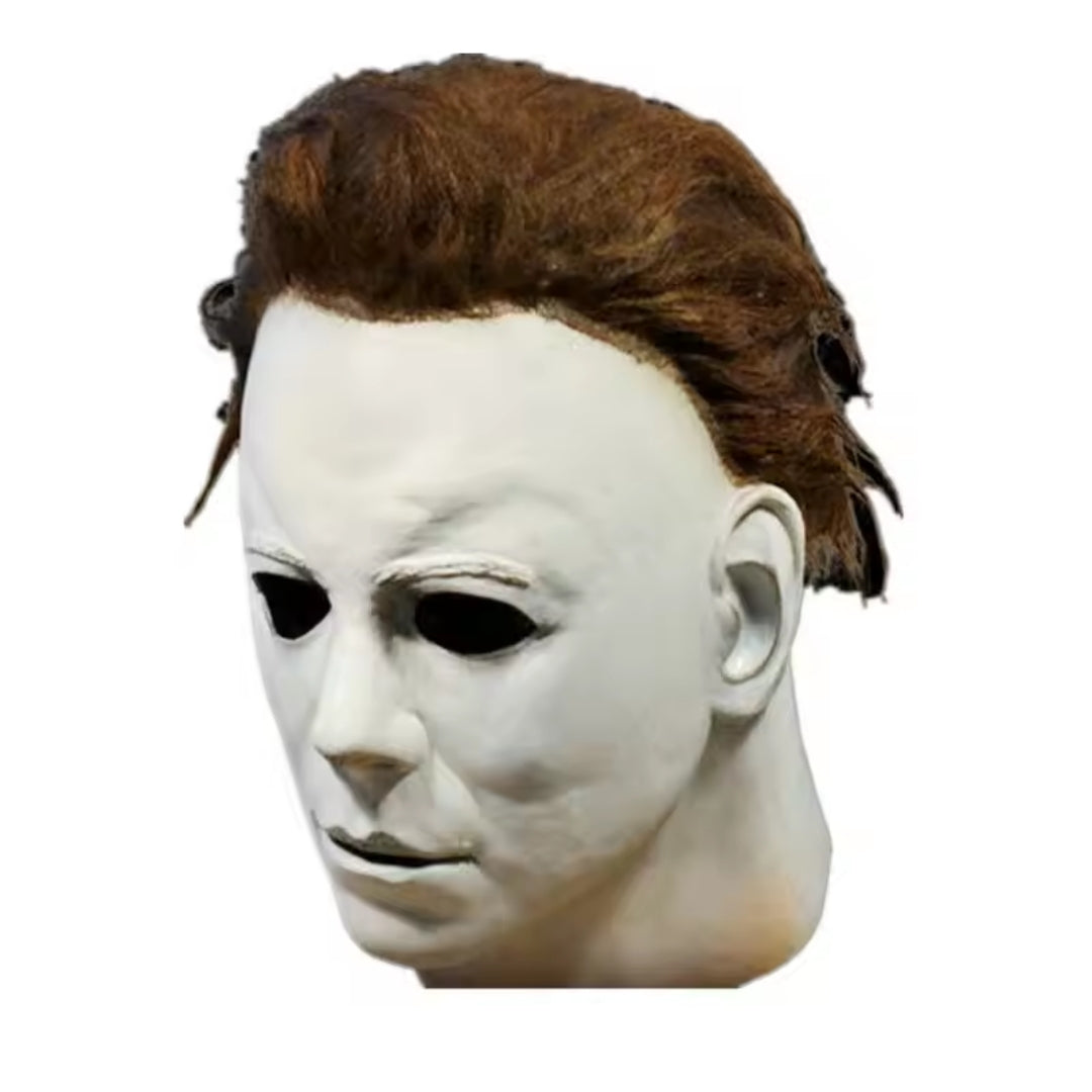 Horror Mask Full Head PVC for Cosplay Halloween Parties Adults Realistic Scary Costume | Sansoti
