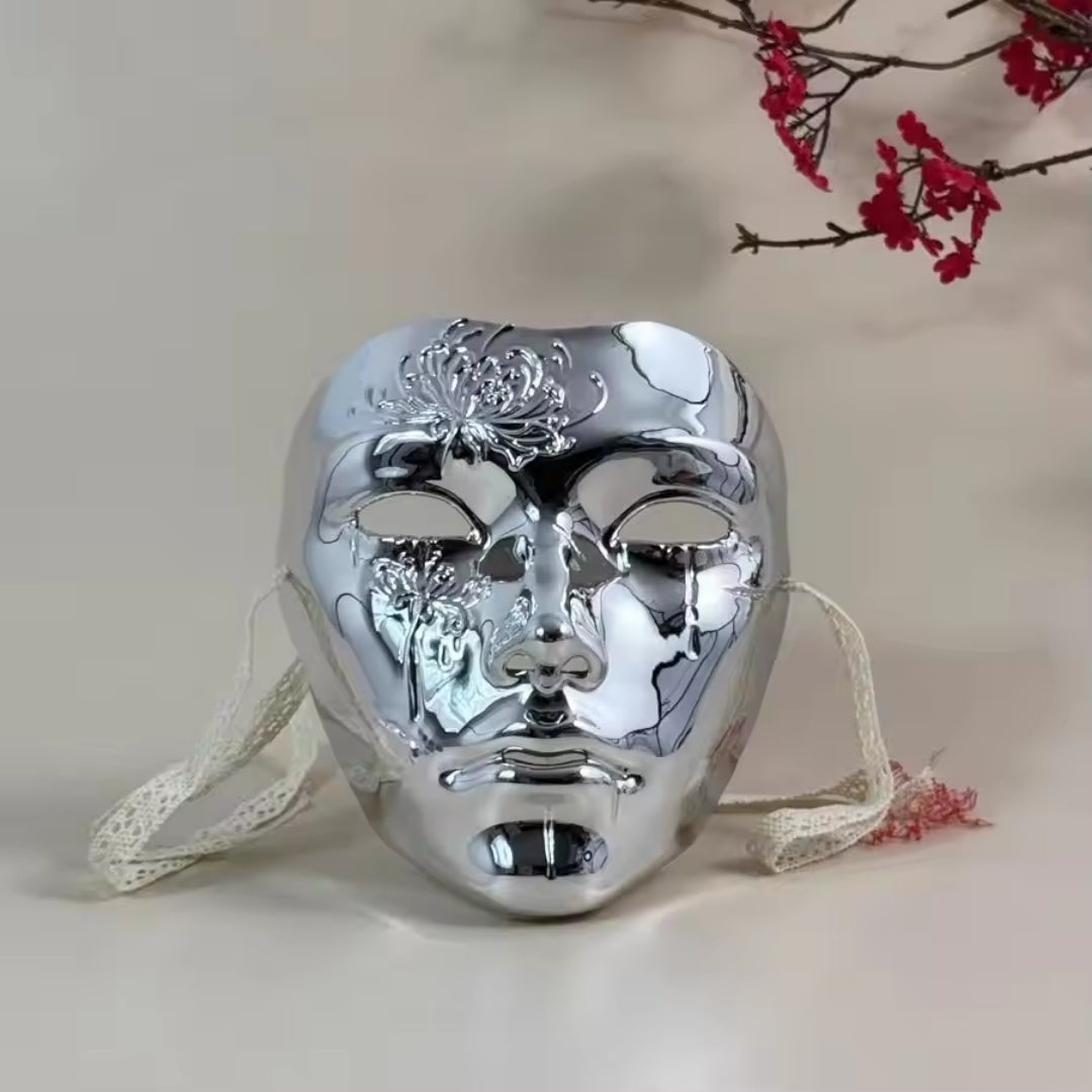 Traditioneel Chinees Gezichtsmasker Manjusaka Volledig Gezicht Cosplay Unisex Feestelijk Carnaval Theater | Sansoti