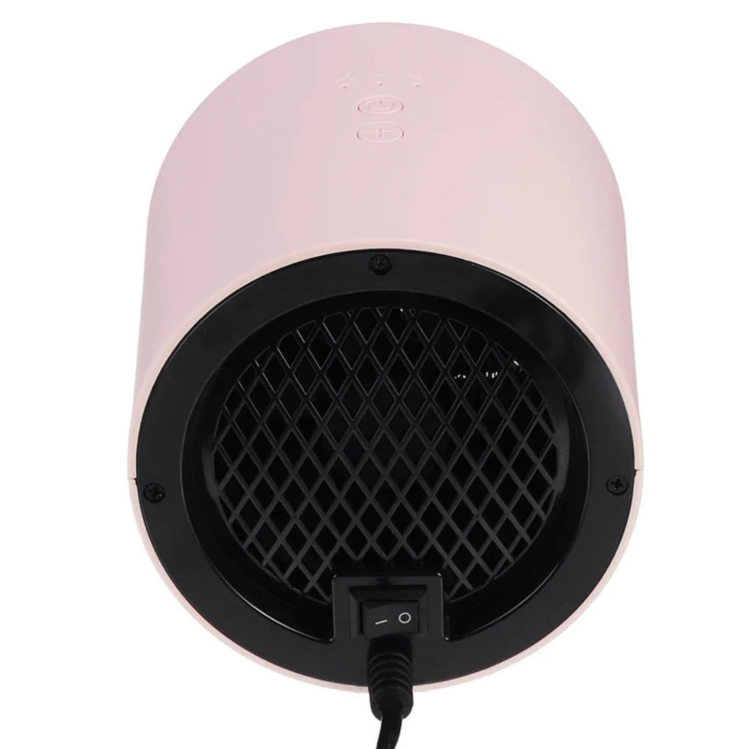 Keramische Kachel 1360W Compact Wit Roze Automatische Warmteregeling Veilig voor Kantoor en Thuisgebruik | Sansoti