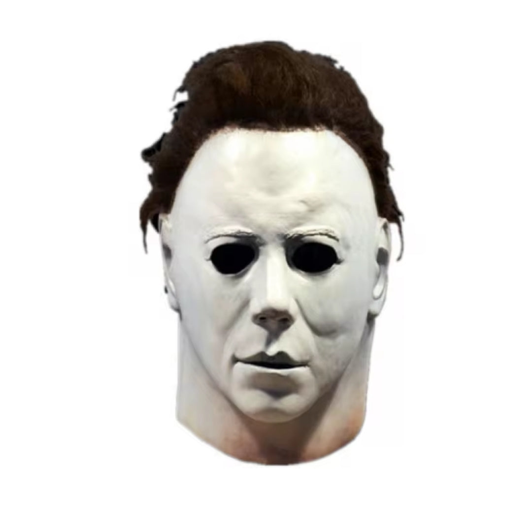 Horror Mask Full Head PVC for Cosplay Halloween Parties Adults Realistic Scary Costume | Sansoti