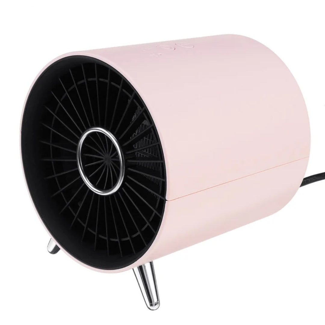 Keramische Kachel 1360W Compact Wit Roze Automatische Warmteregeling Veilig voor Kantoor en Thuisgebruik | Sansoti