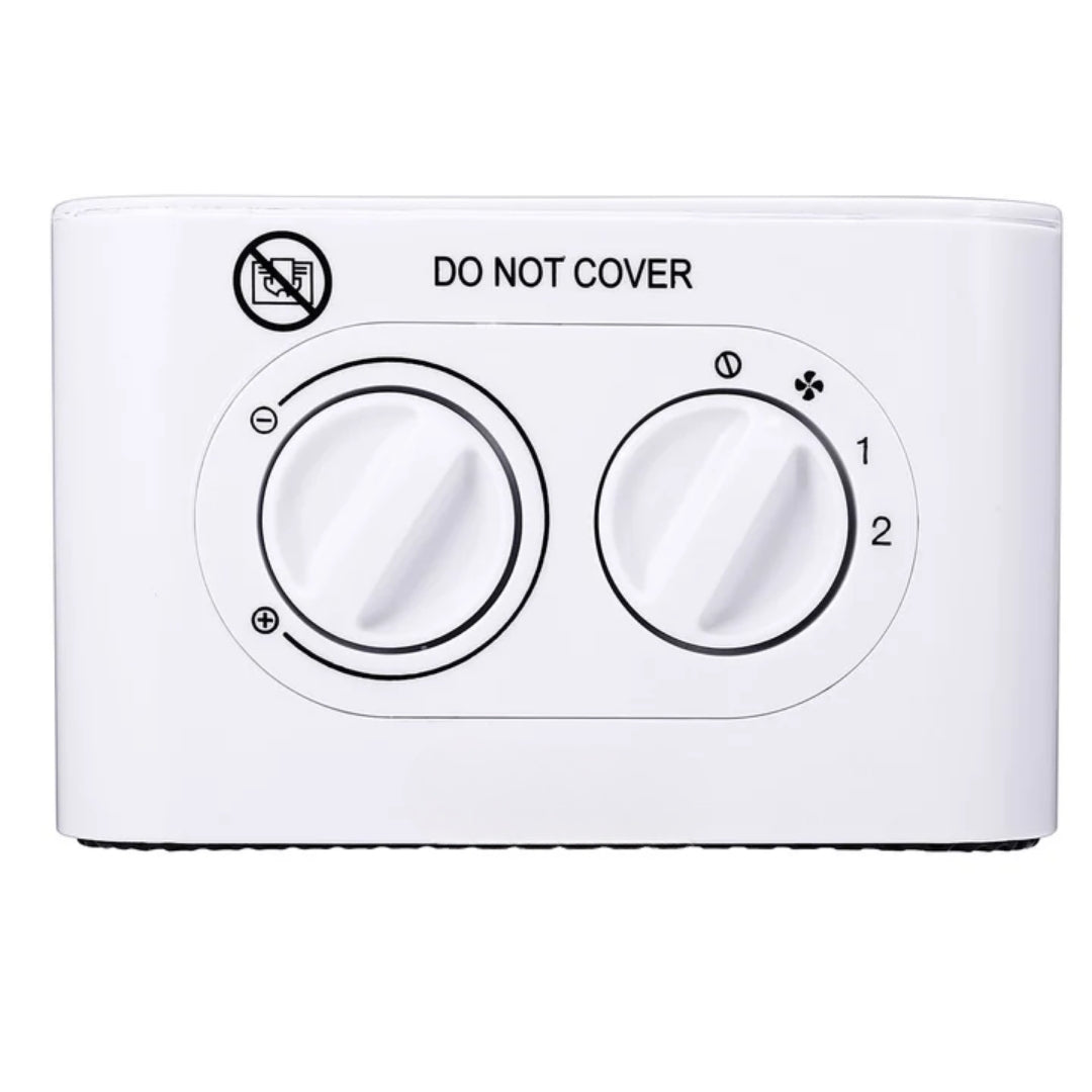 Compacte Verwarmingskachel 750-1500W PTC Keramiek Bureau Slaapkamer Badkamer Energiezuinig Wit Zwart | Sansoti