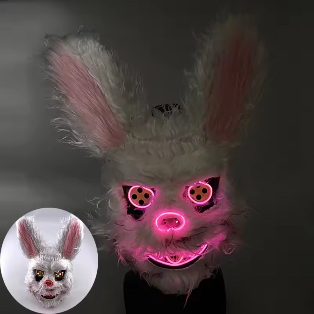 Verlicht LED Gezichtsmasker met Kleurwisseling voor Feesten Cosplay en Themafeesten Sfeerverlichting | Sansoti