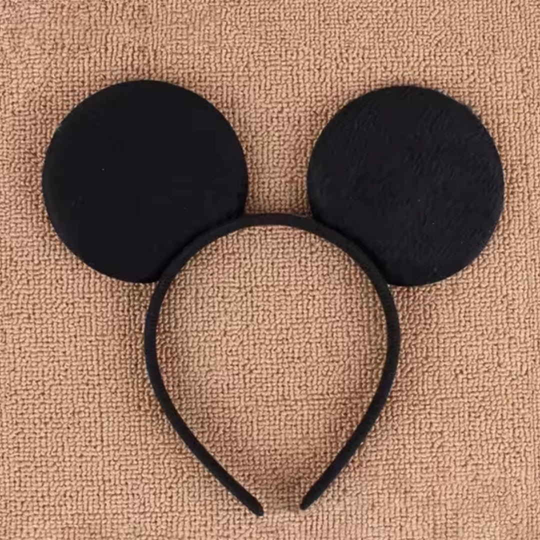 Three-Piece Mouse Costume for Children - Polyester Dress-Up Set with Tail 1-7 Years Halloween Party Carnival | Sansoti