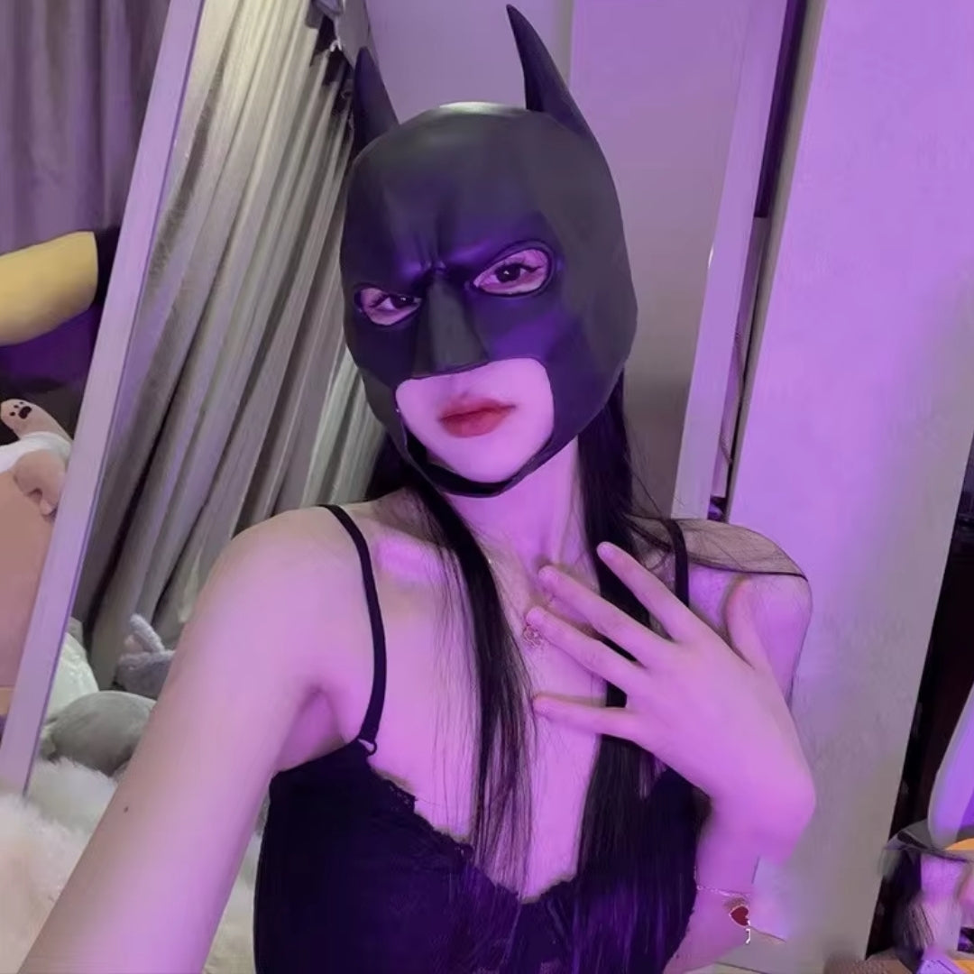 Superhelden-Vampir-Maske aus Latex für Erwachsene, Cosplay-Halloween-Karnevals-Partyzubehör | Sansoti