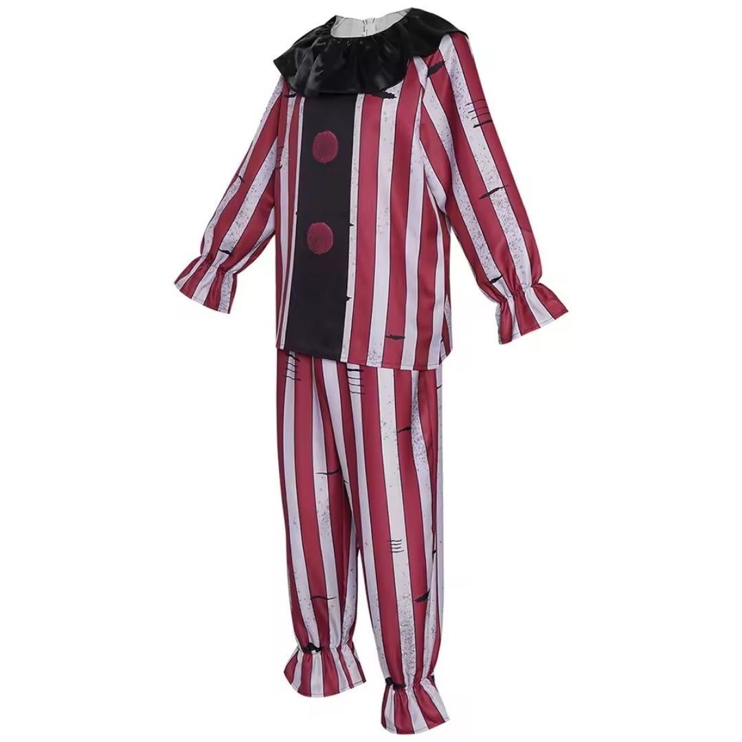 Demonic Clown Costume for Men Polyester Complete with Pants Mask Halloween Cosplay Carnival Themed Party | Sansoti
