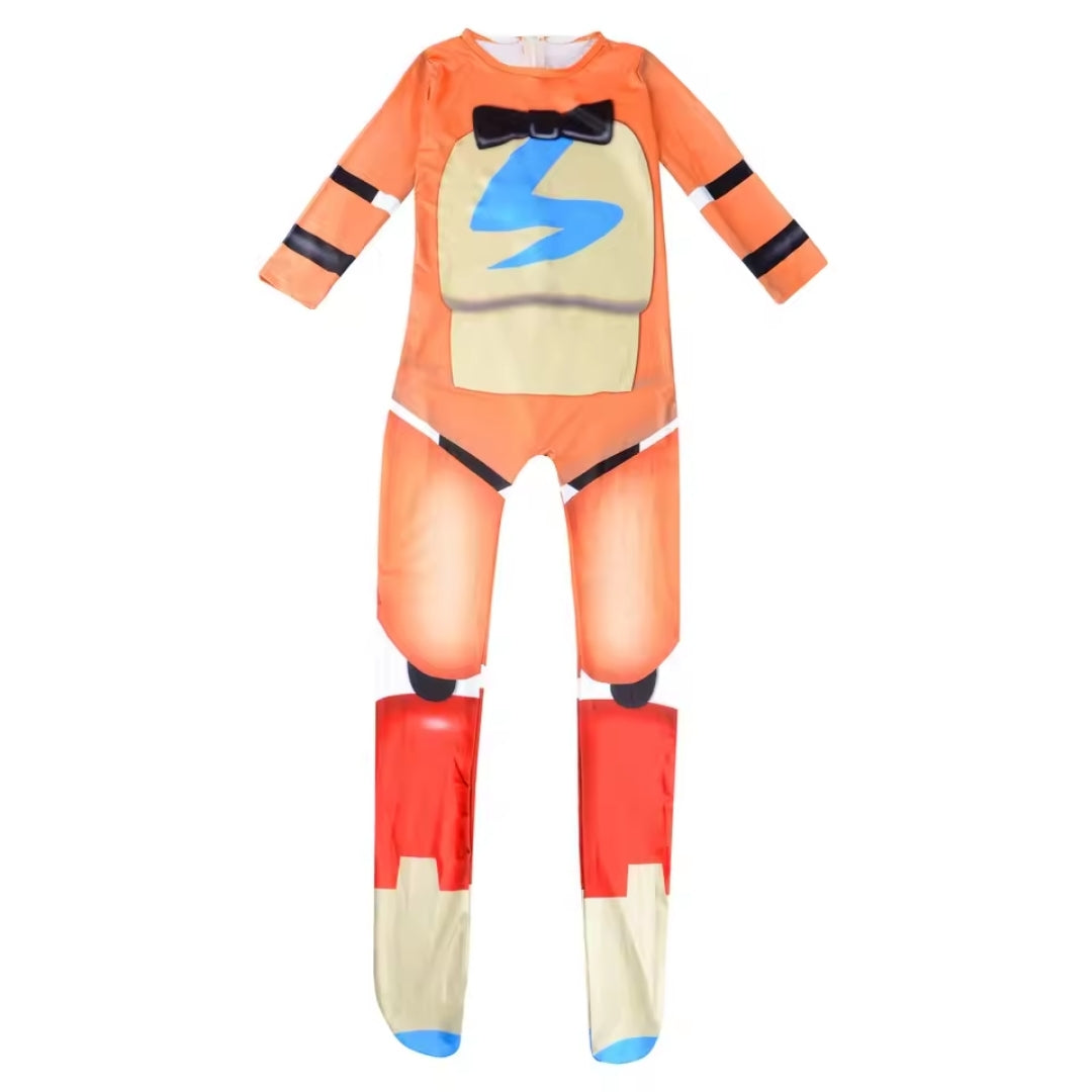 Jumpsuit Cosplay Haas Kind Unisex Polyester Bruin Oranje Verkleedkleding Halloween Carnaval Feest Kostuum | Sansoti