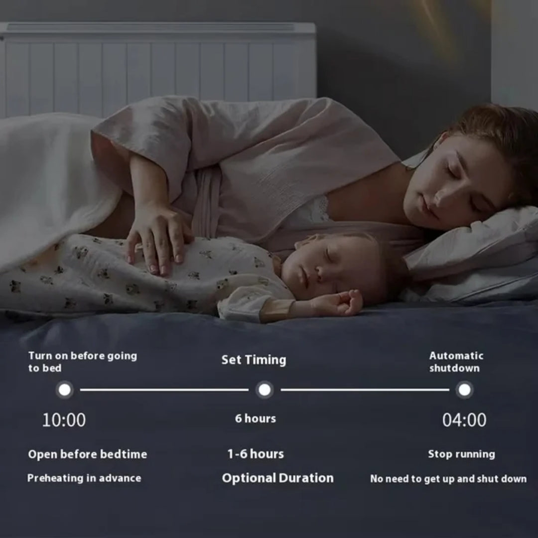 Wandventilator met Verwarmingsfunctie Keramisch 2000W Afstandsbediening Klimaatbeheersing Energiezuinig | Sansoti