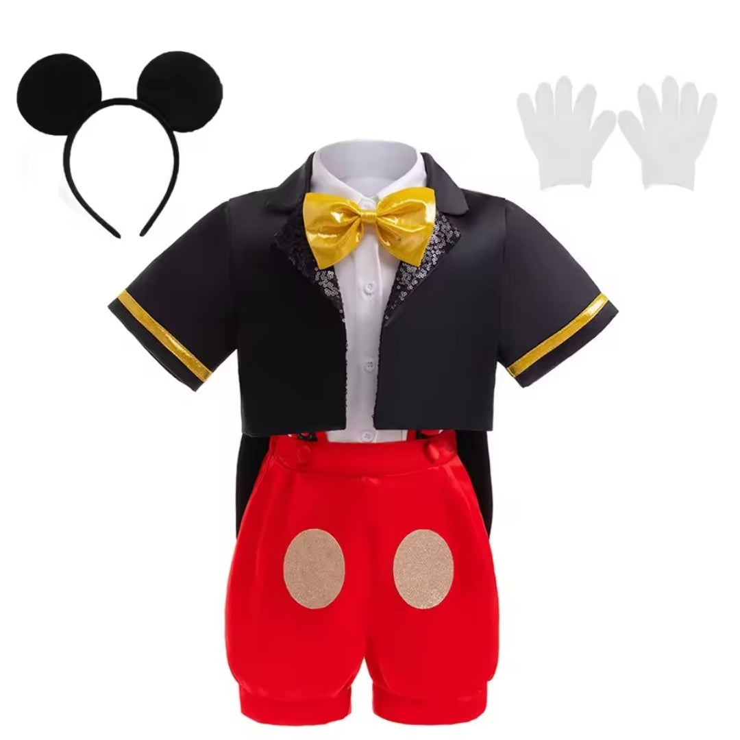 Mouse Costume Dress-Up Outfit for Girls and Boys Cosplay Carnival Halloween Children's Clothing Party Outfit Costume | Sansoti