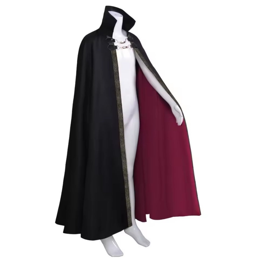 Vampire Cape with Metal Chain Gothic Costume Halloween Cosplay Carnival Party Child Dracula | Sansoti