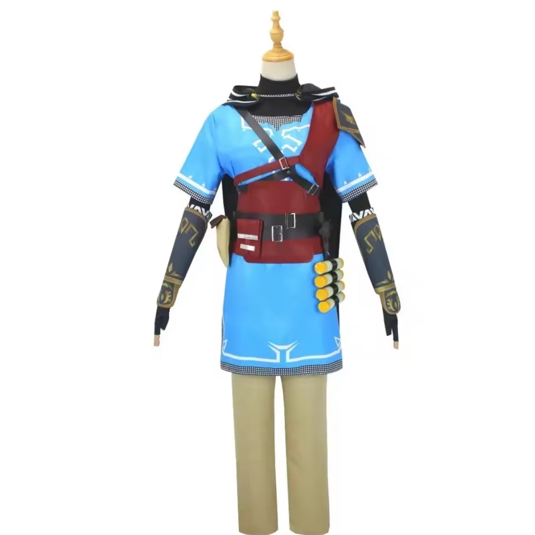 Fantasy Adventurer Cosplay Costume Green for Children and Adults Party Halloween Carnival Fancy Dress | Sansoti