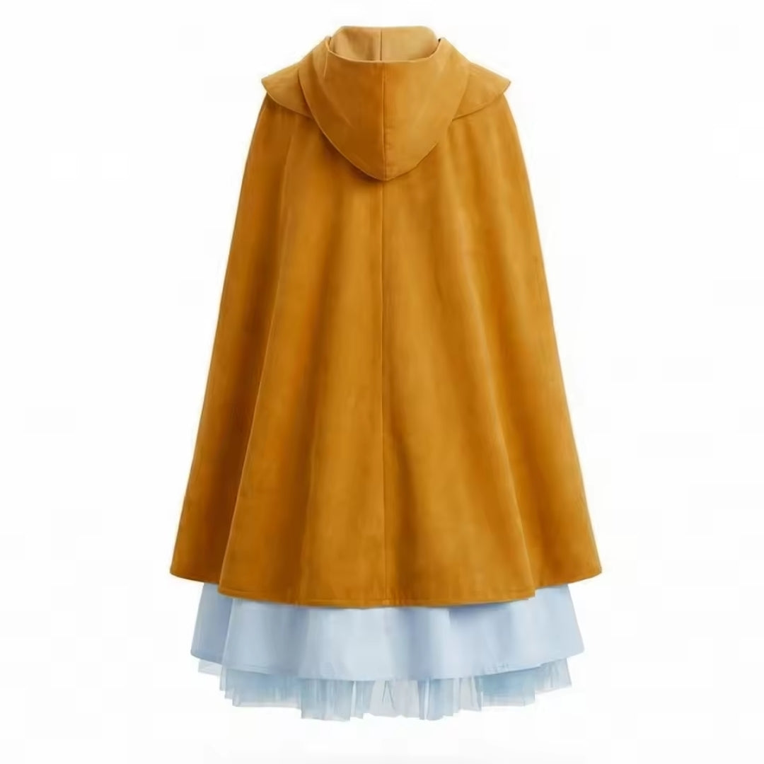 4-Delig Verkleedkostuum Mysterie-Serie voor Meisjes met Cape en Tas Polyester 4-12 Jaar Fantasiespel | Sansoti