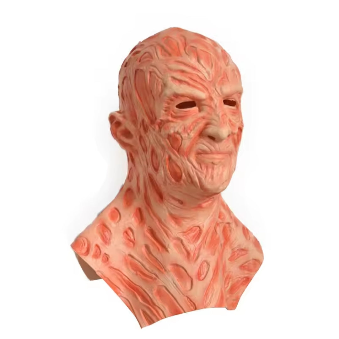 Griezelmasker met Handschoen Set voor Halloween Cosplay | Uniseks Horror Verkleedaccessoire Feestoutfit | Sansoti