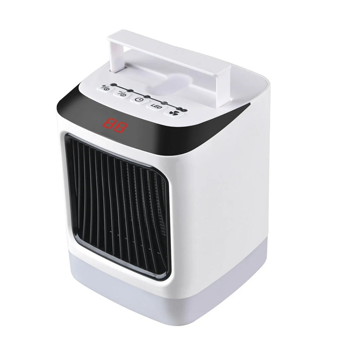 Compact Ceramic Heater 50W with Remote Control for Desk, Workspace, Home Office, and Bedroom Warmth | Sansoti