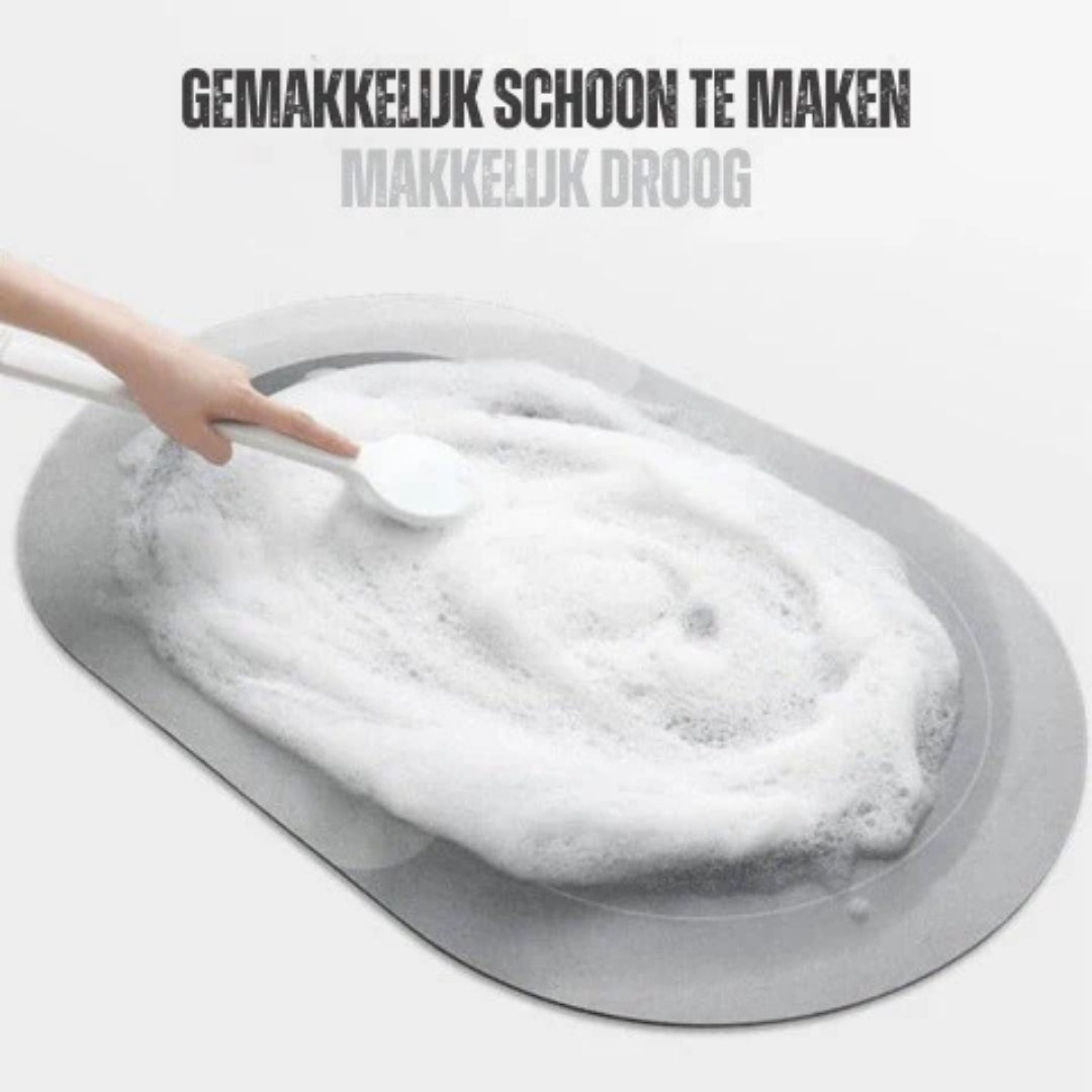 Antislip Badmat met Sneldrogende Vochtabsorptie voor Badkamer Keuken en Hal Moderne Vloerbescherming | Sansoti
