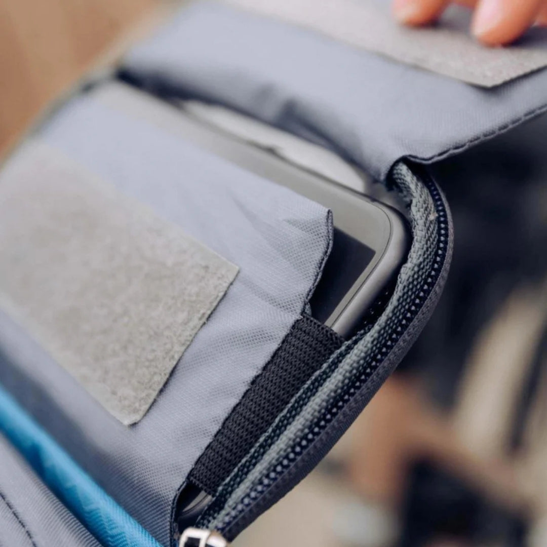 Sacoche de vélo étanche avec support de téléphone à écran tactile pour guidon, rangement sécurisé et navigation | Sansoti