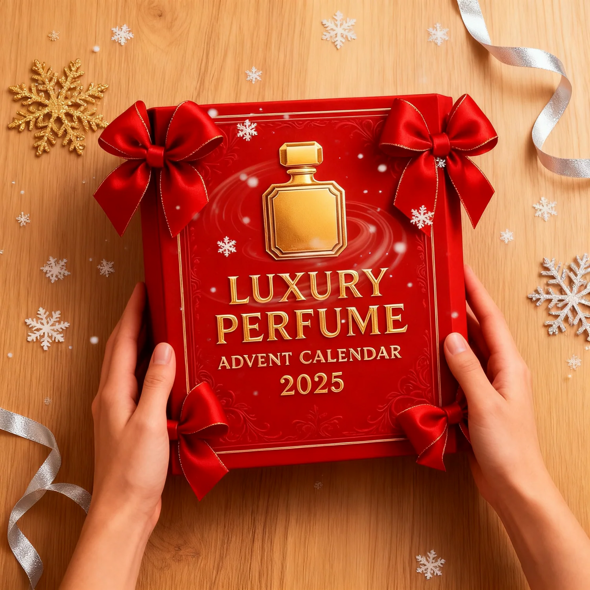 Advent Calendar with 24 Miniature Fragrance Bottles | Fragrance Collection December Calendar for Perfume Lovers | Sansoti