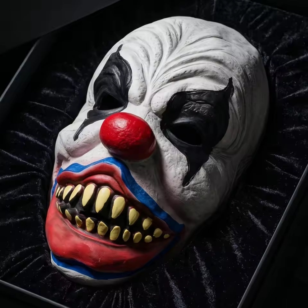 Horrorclown Gezichtsmasker Halloween Latex Volwassenen Cosplay Carnaval Themafeest Kostuum Accessoire | Sansoti