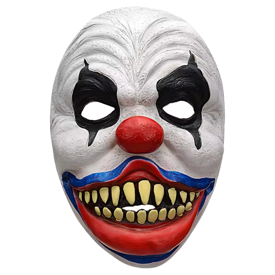 Horrorclown Gezichtsmasker Halloween Latex Volwassenen Cosplay Carnaval Themafeest Kostuum Accessoire | Sansoti
