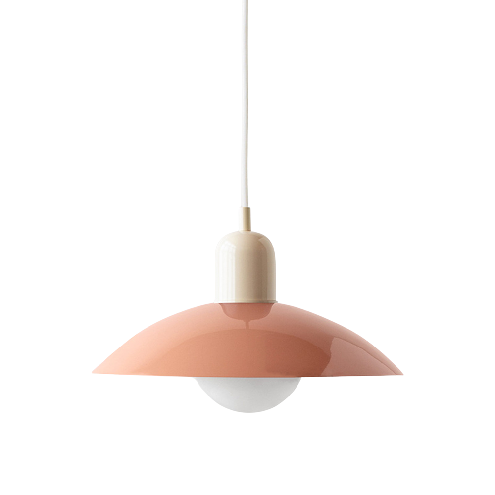 Macaron hanglamp Ø32 cm ijzer zwart wit eettafel verlichting Scandinavisch design keuken lamp modern minimalistisch | Sansoti