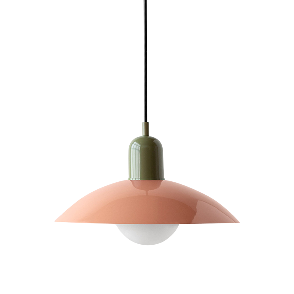 Macaron hanglamp Ø32 cm ijzer zwart wit eettafel verlichting Scandinavisch design keuken lamp modern minimalistisch | Sansoti