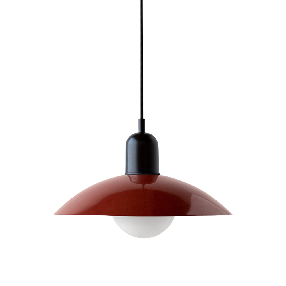 Macaron hanglamp Ø32 cm ijzer zwart wit eettafel verlichting Scandinavisch design keuken lamp modern minimalistisch | Sansoti