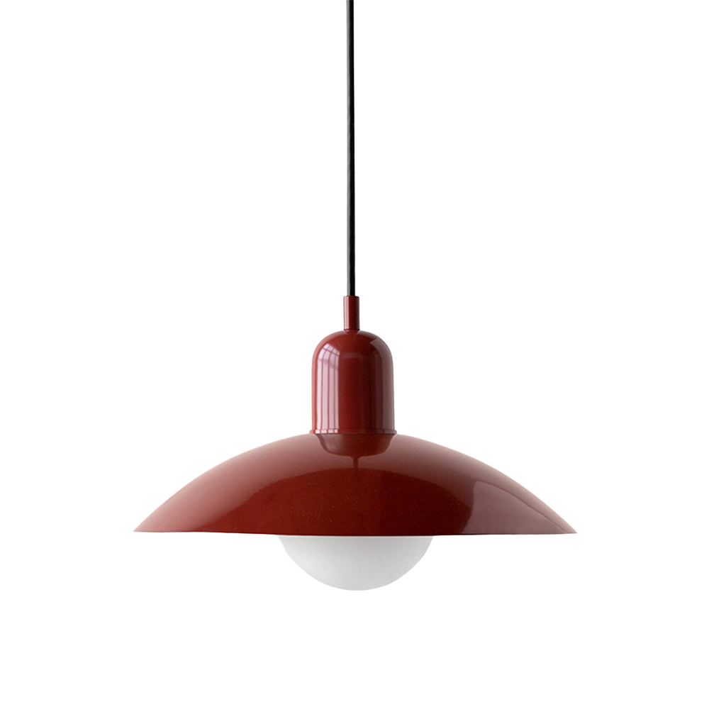 Macaron hanglamp Ø32 cm ijzer zwart wit eettafel verlichting Scandinavisch design keuken lamp modern minimalistisch | Sansoti