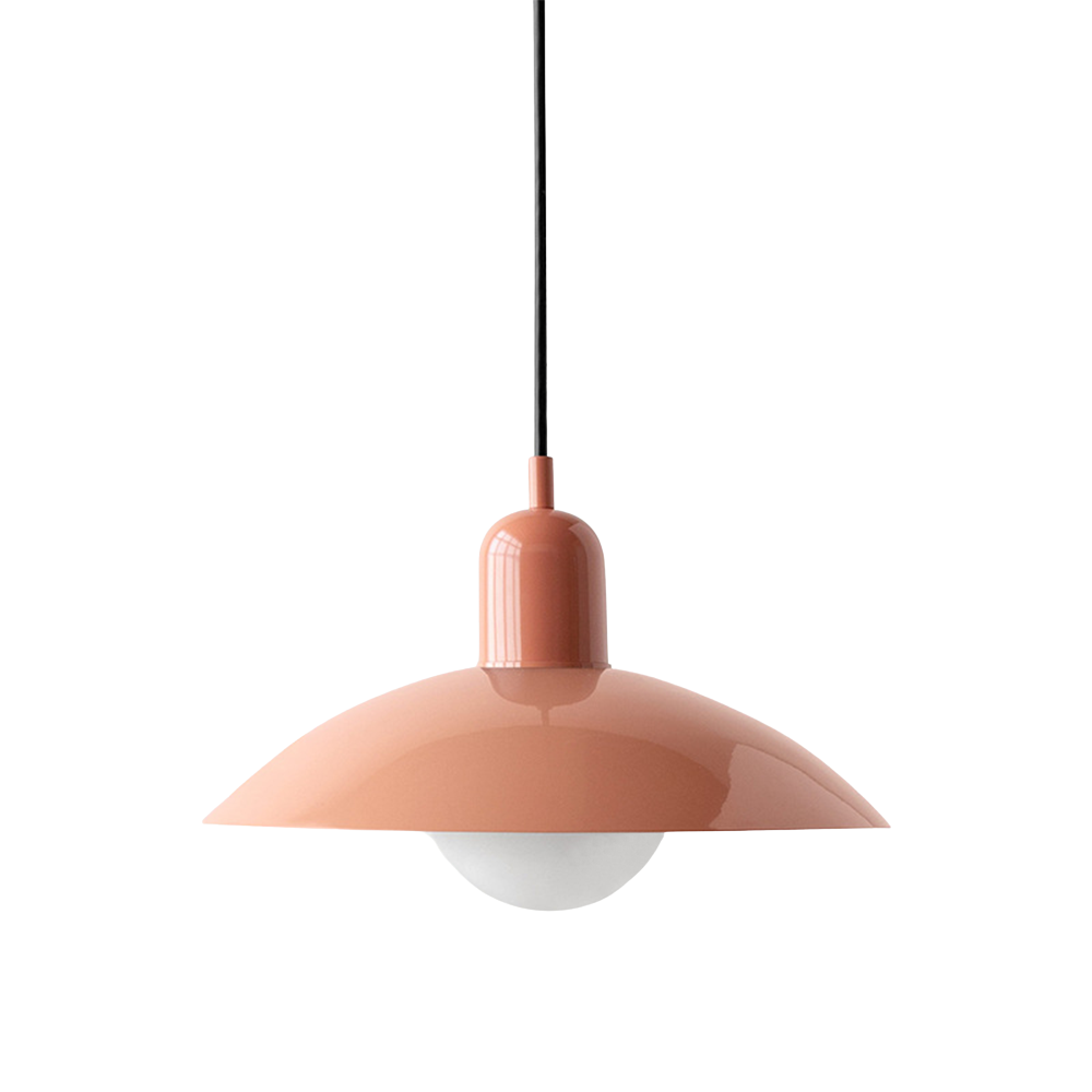 Macaron hanglamp Ø32 cm ijzer zwart wit eettafel verlichting Scandinavisch design keuken lamp modern minimalistisch | Sansoti