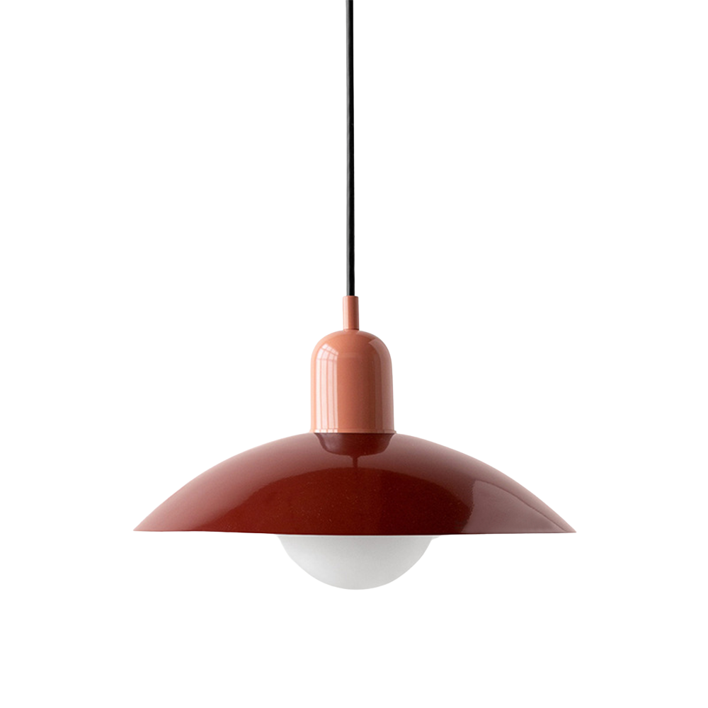 Macaron hanglamp Ø32 cm ijzer zwart wit eettafel verlichting Scandinavisch design keuken lamp modern minimalistisch | Sansoti