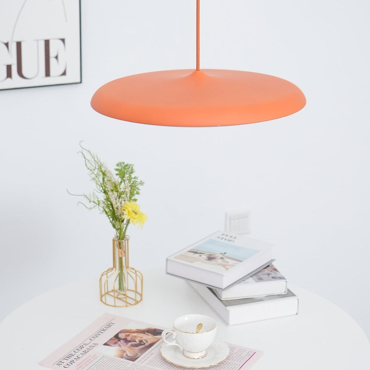 Pendelleuchte aus Metall und Acryl, dimmbar, für Kücheninsel, Esstisch und Wohnzimmer, Pastellfarben, minimalistisches Design | Sansoti