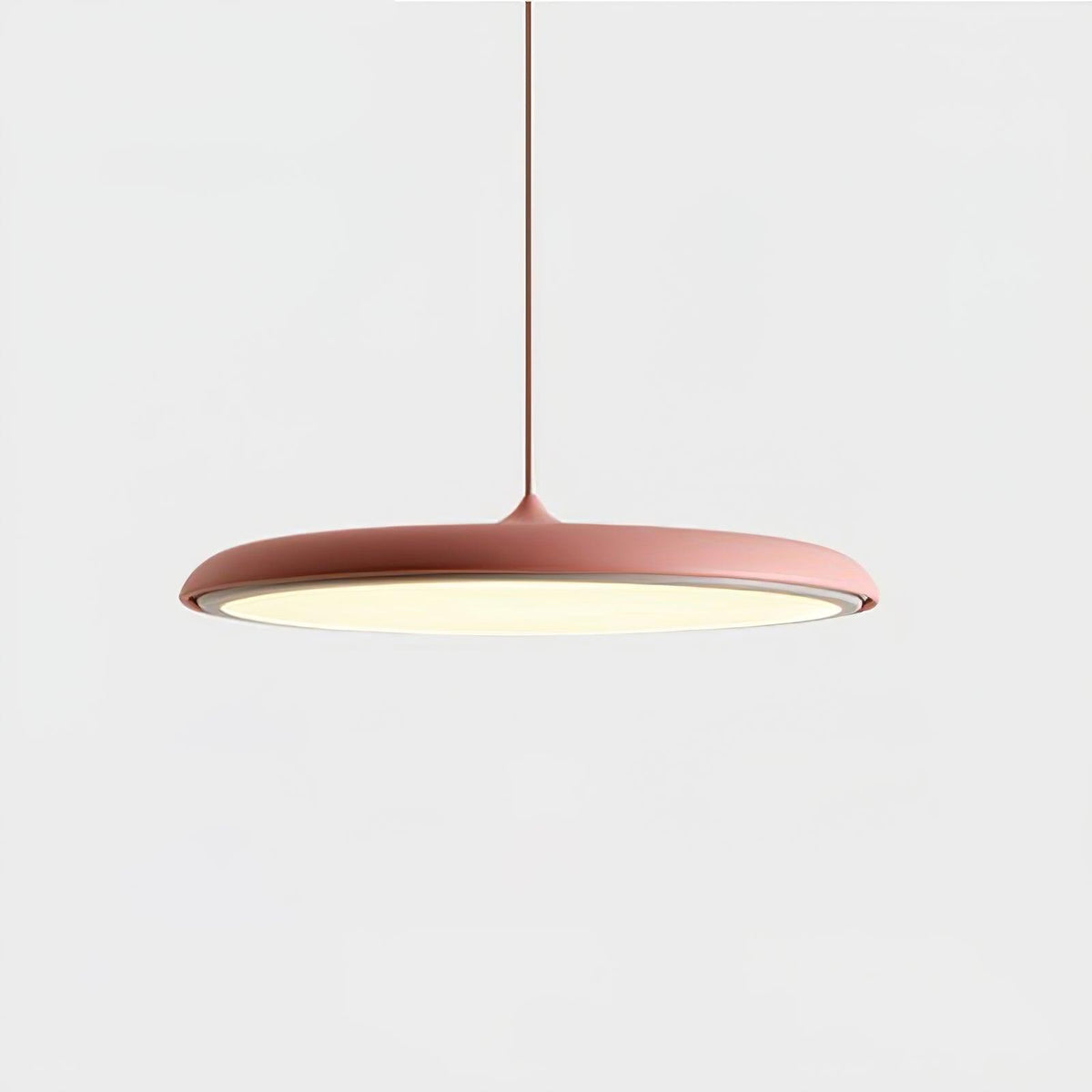 Pendelleuchte aus Metall und Acryl, dimmbar, für Kücheninsel, Esstisch und Wohnzimmer, Pastellfarben, minimalistisches Design | Sansoti