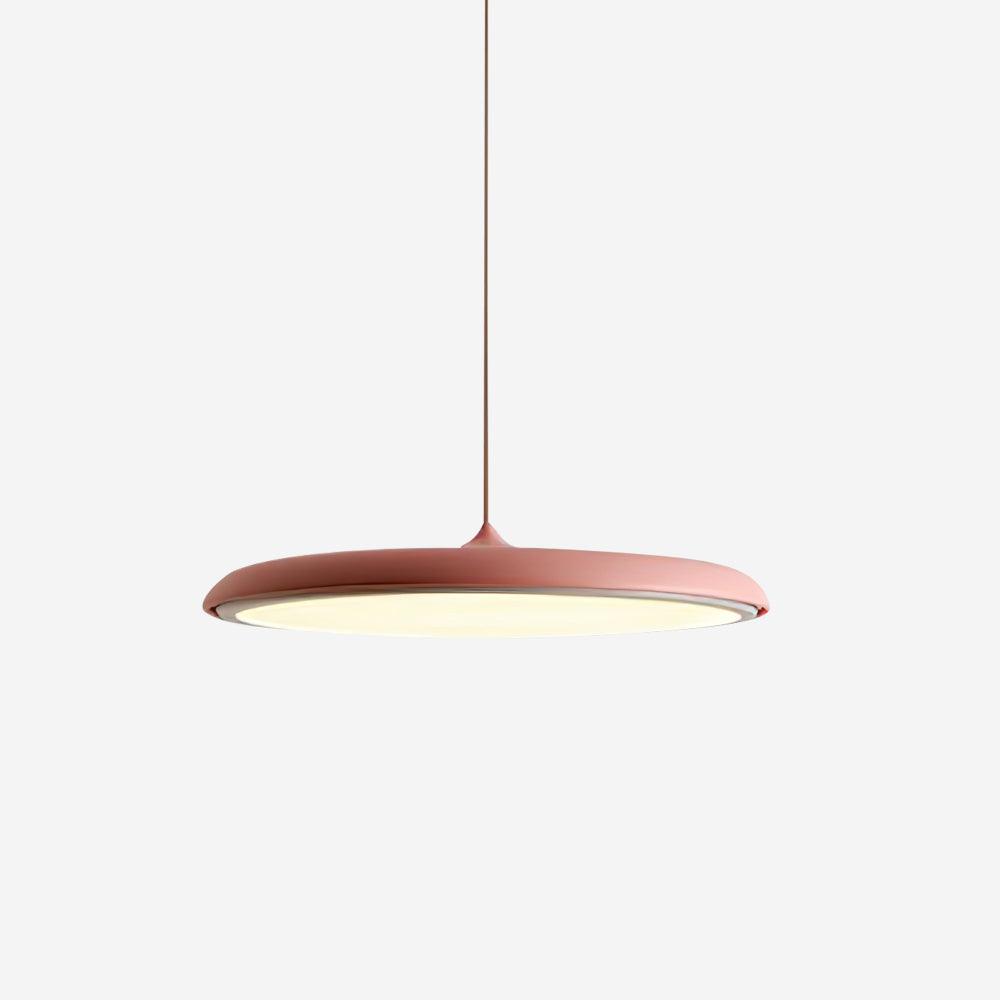 Pendelleuchte aus Metall und Acryl, dimmbar, für Kücheninsel, Esstisch und Wohnzimmer, Pastellfarben, minimalistisches Design | Sansoti