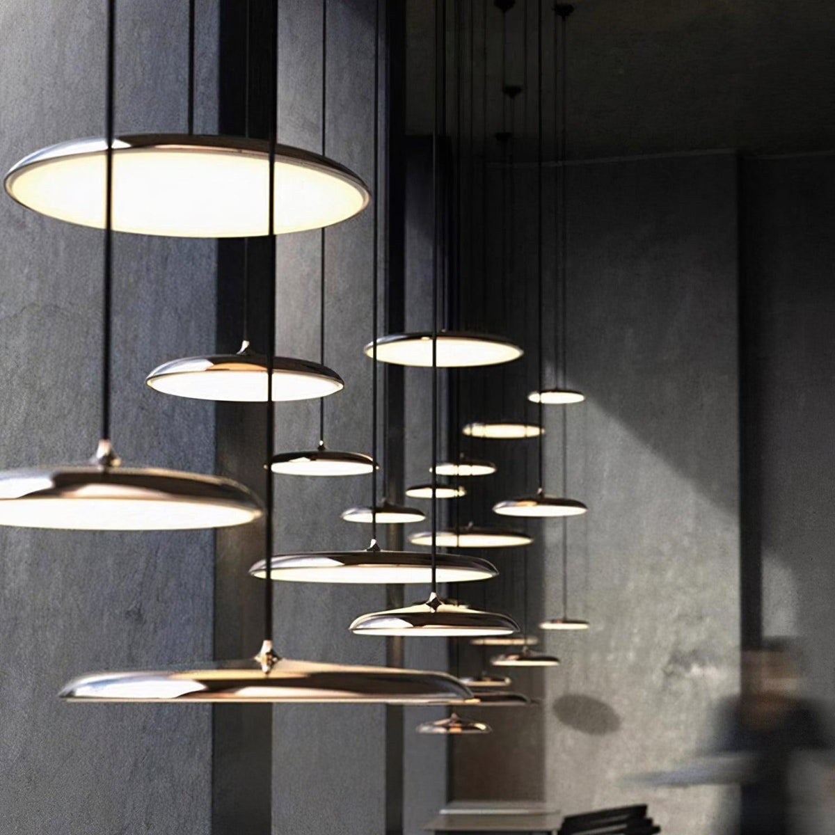 Pendelleuchte aus Metall und Acryl, dimmbar, für Kücheninsel, Esstisch und Wohnzimmer, Pastellfarben, minimalistisches Design | Sansoti