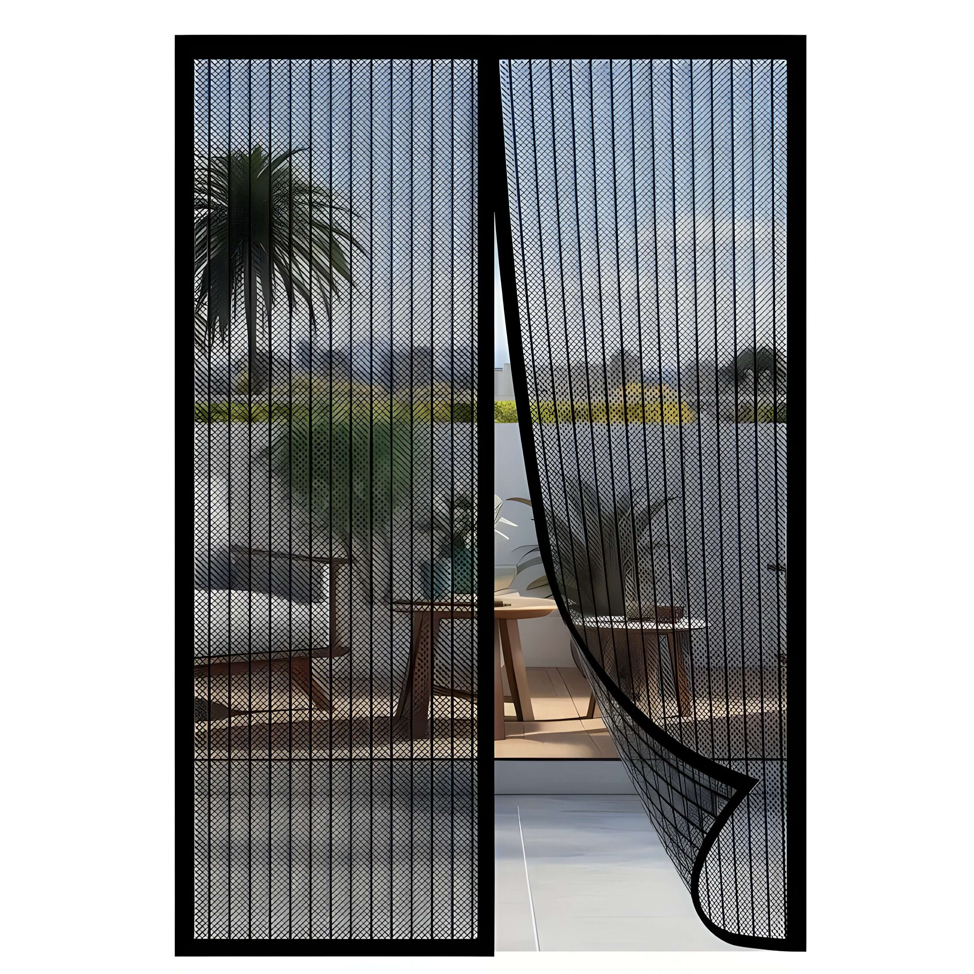 Magnetisch Vliegengordijn met Automatische Sluiting voor Deur 90x210 cm of 100x210 cm | Sansoti