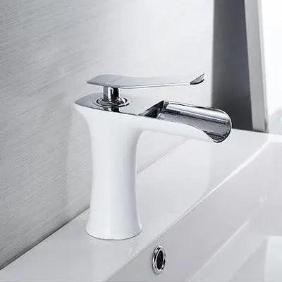 Badkraan Goud Eengreeps Wastafelkraan met Keramische Cartridge Waterbesparend | Sansoti