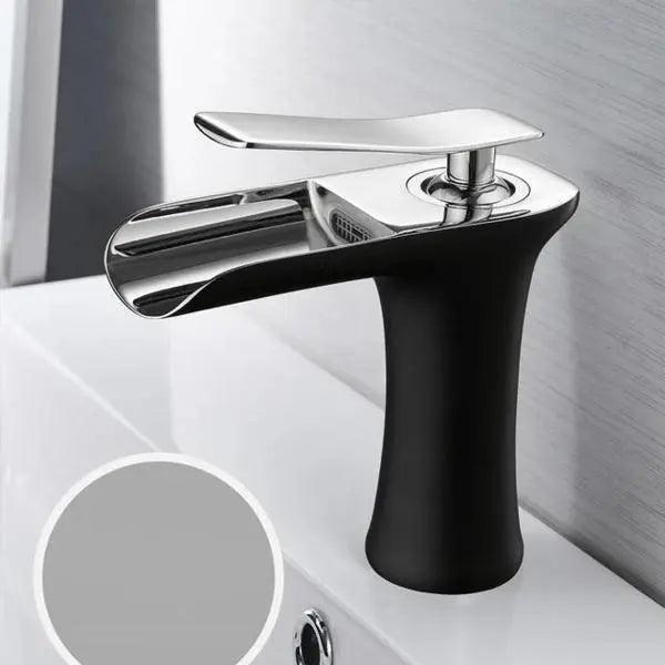 Badkraan Goud Eengreeps Wastafelkraan met Keramische Cartridge Waterbesparend | Sansoti