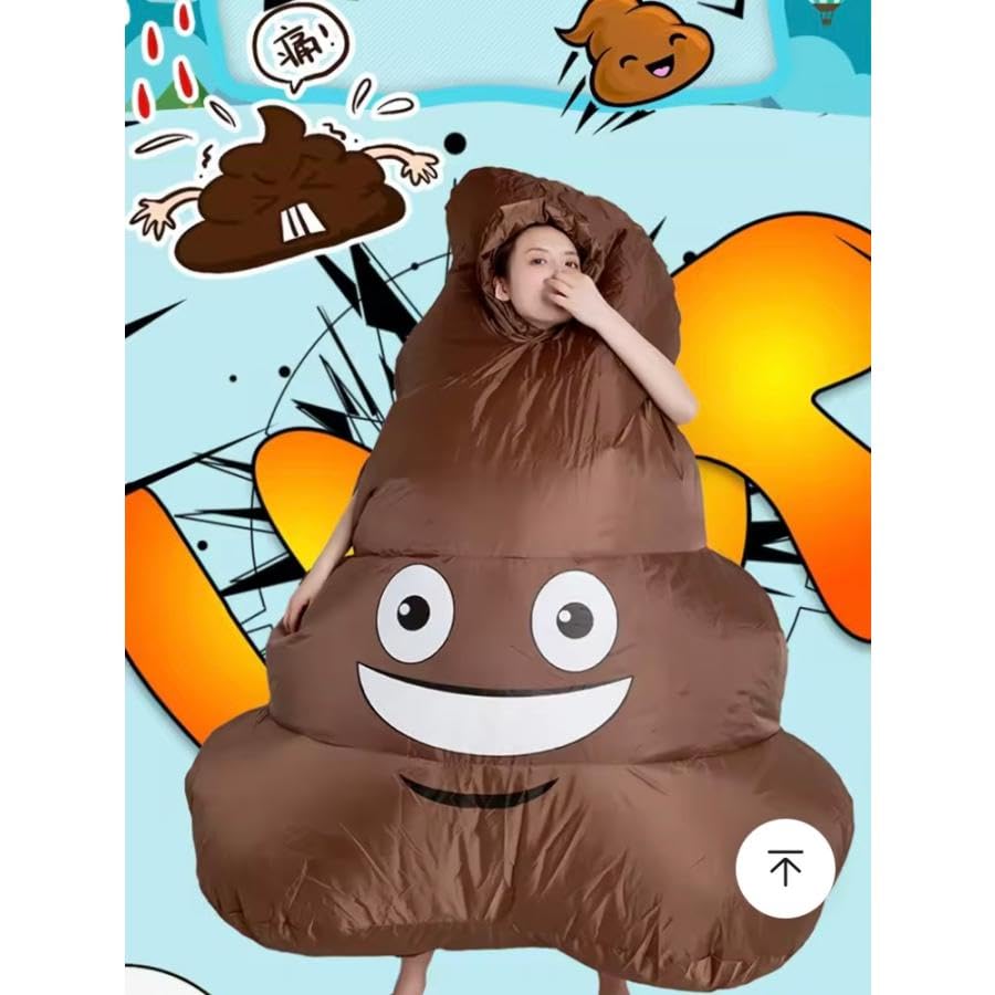 Inflatable Party Costume Emoji Character Halloween Funny Party Outfit Cosplay Fancy Dress Carnival | Sansoti