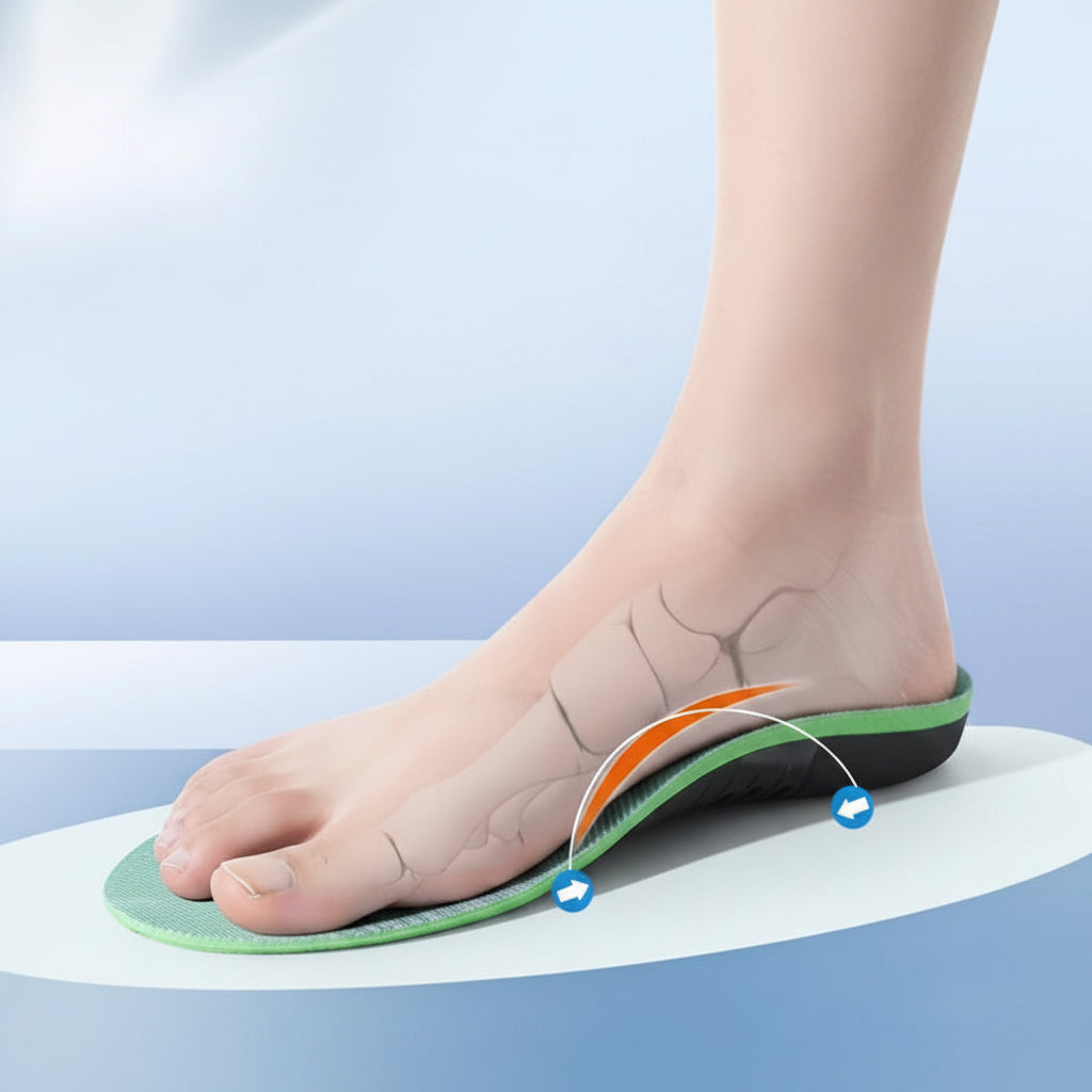 Ergonomische Einlegesohlen mit starker Unterstützung des Fußgewölbes für täglichen Tragekomfort Wandern Sport Schuhe | Sansoti